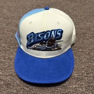 New era Bisons Baseball Cap size 8 new without tags with Blue Brim